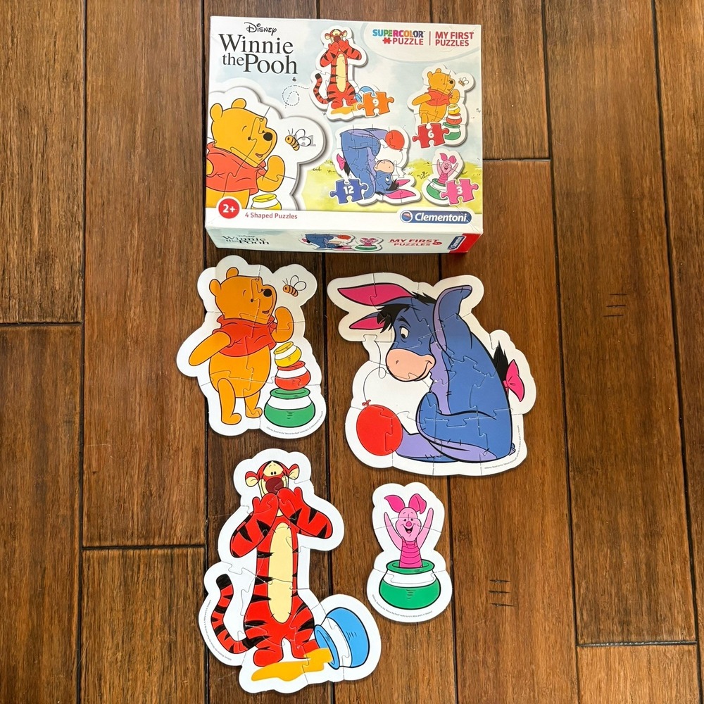 Disney Winnie the Pooh My First Puzzles Clementoni Toddler Puzzle Set